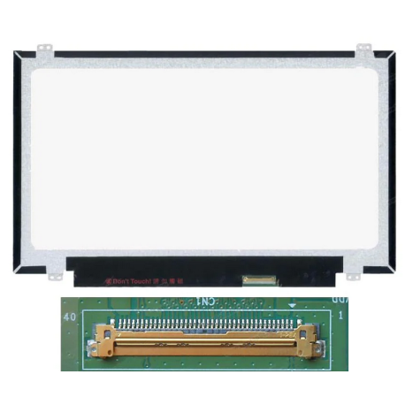 Screen of repair pc Portable14.0" Slim HD+ (1600x900) LCD 60Hz, 40pin Right 25mm, Fastenings High Low