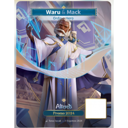 Waru & Mack Promo Map 2024 / Hero Ordis - Altered TCG - KS Edition