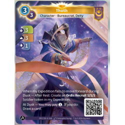 Thot (3-3-1) Unique Yzmir Altered TCG Map - KS Edition