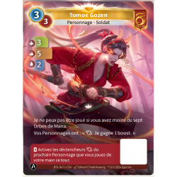 Tomoe Gozen (3-5-2) Unique Bravos Map - Altered TCG - KS Edition