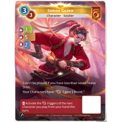 Tomoe Gozen (3-5-2) Unique Bravos Map - Altered TCG - KS Edition