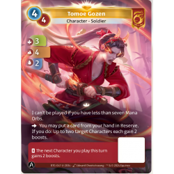 Tomoe Gozen (3-4-2) Unique Bravos Card - Altered TCG - KS Edition