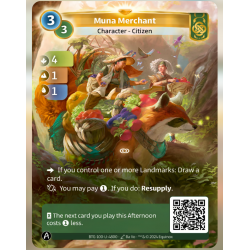 Marchand Muna 3/3 Unique Muna Map - Altered TCG - KS Edition