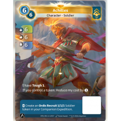 Achille (6-6-6) Single Ordis Card - Altered TCG - KS Edition