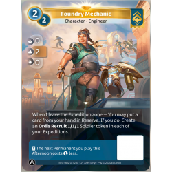 Mechanic of the Foundry (0-2-0) Unique Ordis Map - Altered TCG - KS Edition