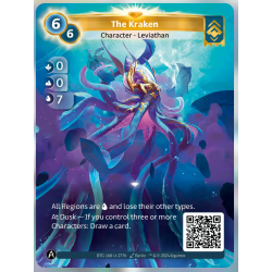 The Kraken 6/6 Unique Card Ordis - Altered TCG - KS Edition