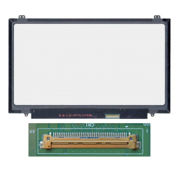 écran de réparatipon pc Portable14.0" Slim QHD (2560x1440) IPS 60Hz, 40pin Droite 25mm, Fixations Haut Bas