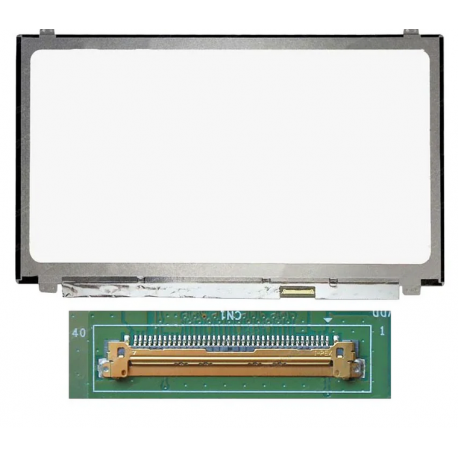 écran pc Portable 15.6" Slim FHD (1920x1080) LCD 60Hz 40pin Droite 25mm, Fixations Haut Bas