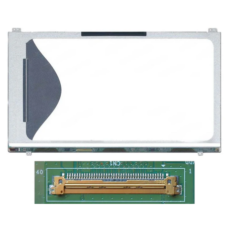 Screen pc Portable 15.6" Slim HD (1366x768) LCD 60Hz 40pin Left 25mm, Fastenings High Low