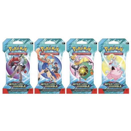 Adventures Ensemble x 4 Boosters Pokémon - ARTSET Blister - EV09