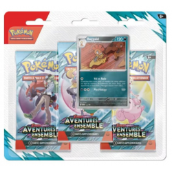 Tripack Adventures Set Pokémon x3 Boosters EV09  : Baggaid