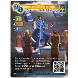Kakoba, Commander of Legion (1-3-1) Unique Ordis - Altered TCG - KS Edition