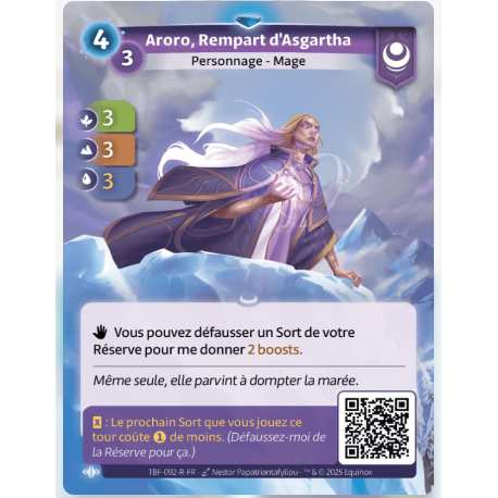 Aroro, Bulwark of Asgartha Rare Altered TCG