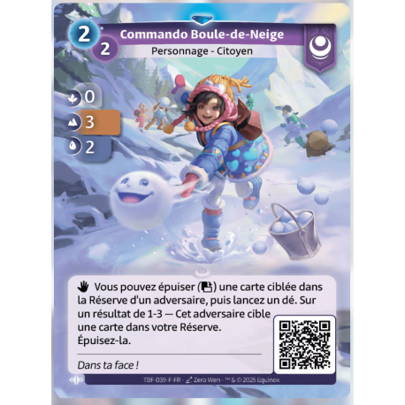 Commando Snowball Rare Altered TCG