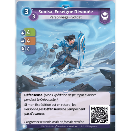 Sunisa, Devoted Sign Rare Altered TCG