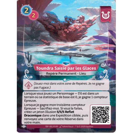 Tundra Seized by Ice Rare Lyra Altered KS
