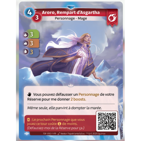 Aroro, Rempart of Asgartha Rare Bravos Altered TCG