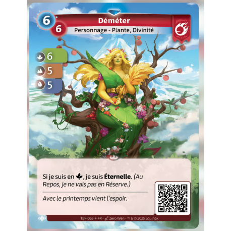 Déméter Rare Bravos Altered TCG