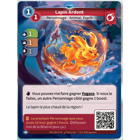 Lapin Ardent Rare Bravos Altered TCG