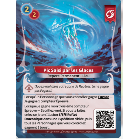 Pic Saisi par les Glaces Rare Bravos Altered TCG