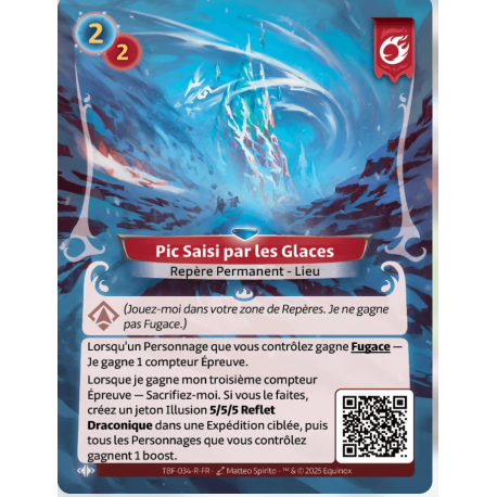 Pic Seized by Ice Rare Bravos Altered TCG