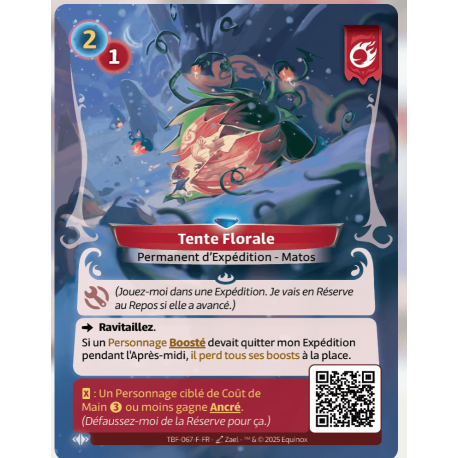 Floral Tent Rare Bravos Altered TCG