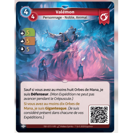 Valemon Rare Bravos Altered TCG