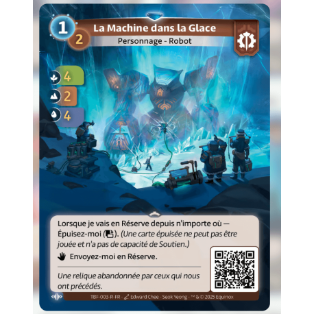 The Machine in the Axiom Rare Ice Altered TCG