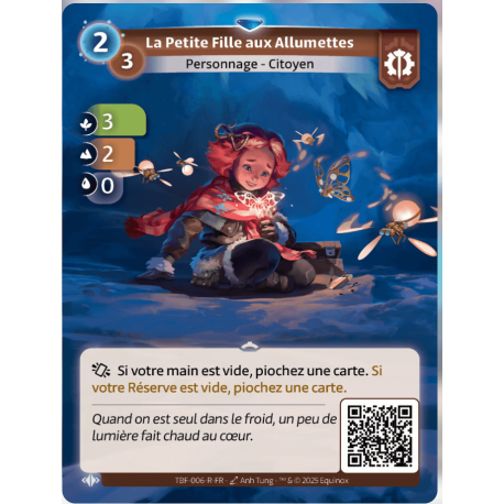 The Little Girl with Lights Rare Axiom Altered TCG