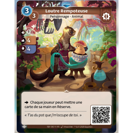 Loutre Rempoteuse Rare Axiom Altered TCG