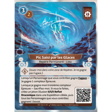 Pic Seized by Ice Rare Axiom Altered TCG