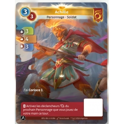 Achille (3-4-3) Unique Bravos Card - Altered TCG - KS Edition