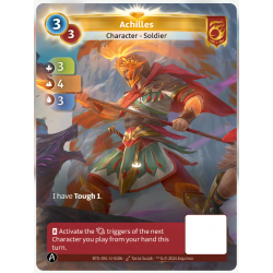 Achille (3-4-3) Unique Bravos Card - Altered TCG - KS Edition