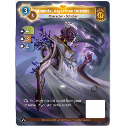 Amahle, Pariah Asgarthi (4-3-4) Axiom Single Card - Altered TCG - KS Edition