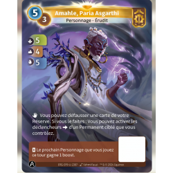 Amahle, Paria Asgarthi (5-4-5) Unique Axiom Map - Altered TCG - KS Edition