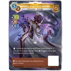 Amahle, Paria Asgarthi (5-4-5) Unique Axiom Map - Altered TCG - KS Edition