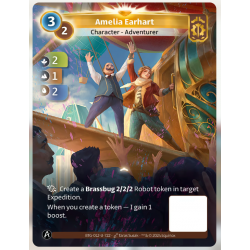 Amelia Earhart (2-1-2) Unique Axiom - Altered TCG - KS Edition