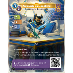 Monolith Archivist (2-3-2) Unique Yzmir - Altered TCG - KS Edition