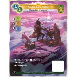 Axiom scrambler (3-3-3) Unique Muna Card - Altered TCG - KS Edition