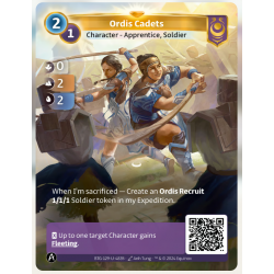 Cadets Ordis (0-2-2) unique map Yzmir - Altered TCG - KS Edition