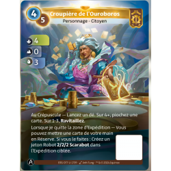 Croupière de l'Ouroboros (4-0-3) Unique Axiom Map - Altered TCG - KS Edition