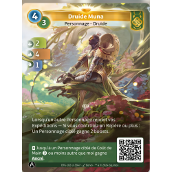 Druide Muna (2-4-1) Unique Muna Card - Altered TCG - KS Edition
