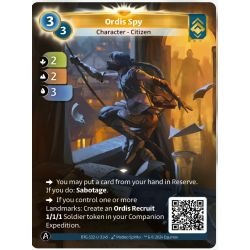 Ordis Spy (2-2-3) Unique Ordis - Altered TCG - KS Edition