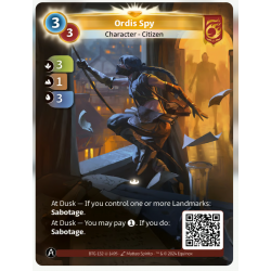 Espionne Ordis (3-1-3) Unique Bravos - Altered TCG - KS Edition