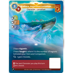 Kaibara, Leviathan Asgarthi (6-7-7) / Unique Bravos - Altered TCG - KS Edition