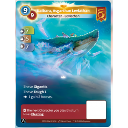 Kaibara, Leviathan Asgarthi (7-5-7) Single Bravo Card - Altered TCG - KS Edition