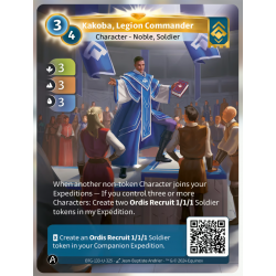 Kakoba, Commander of Legion (3-3-3) Unique Ordis - Altered TCG - KS Edition