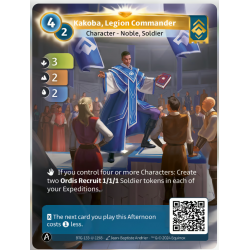 Kakoba, Legion Commander (3-2-2) Unique Ordis - Altered TCG - KS Edition
