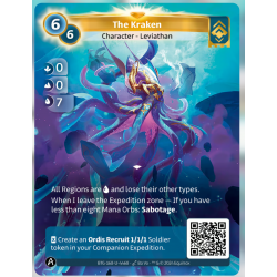 The Kraken (0-0-7) Single Ordis Card - Altered TCG - KS Edition