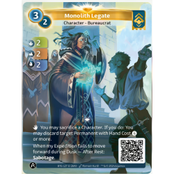 Legate du Monolithe (2-2-2) Unique Ordis Map - Altered TCG - KS Edition